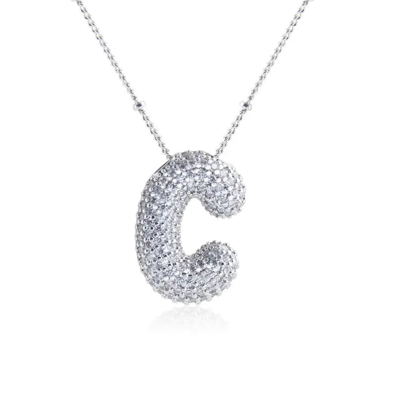 Avtoit | Alphabet-Diamond-Pendant-Necklace
