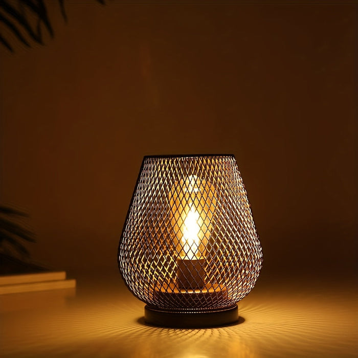 Avtoit | AuroraMesh Table Lamp Set – Industrial Style with Warm Ambient Lighting
