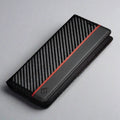 Avtoit | S23 Phone case | Card holder made of carbon fiber leather with magnetic closure