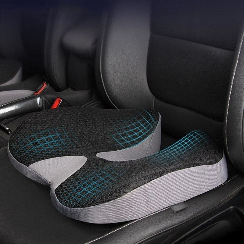 Avtoit | Ergonomic Memory Foam Car Seat Cushion – Tailbone & Sciatica Support Pillow