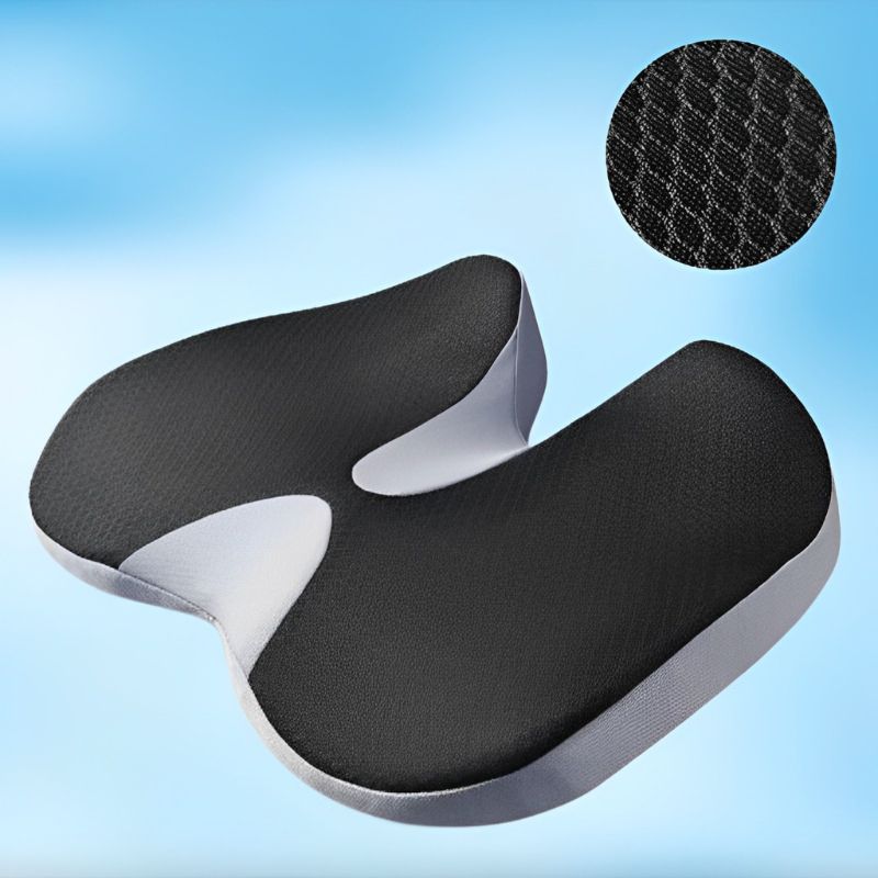Avtoit | Ergonomic Memory Foam Car Seat Cushion – Tailbone & Sciatica Support Pillow