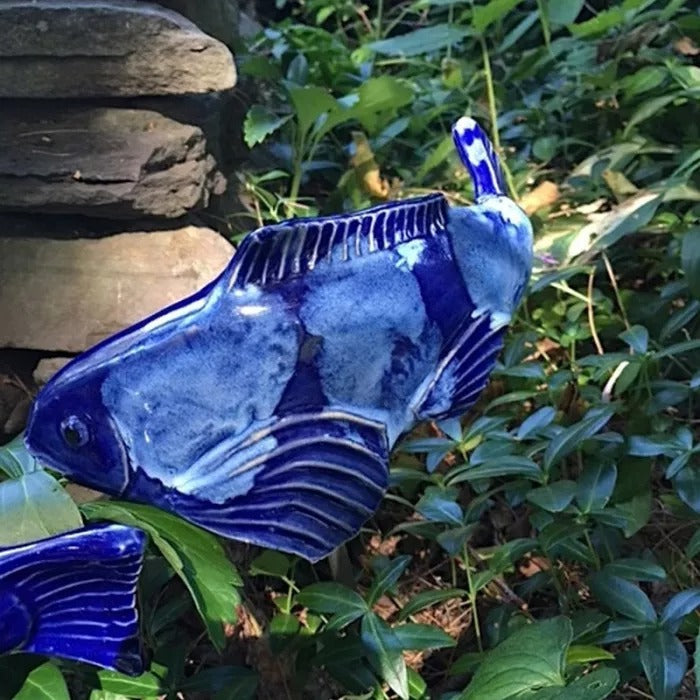 Koi Garden Fish Sculpture for Outdoor Décor
