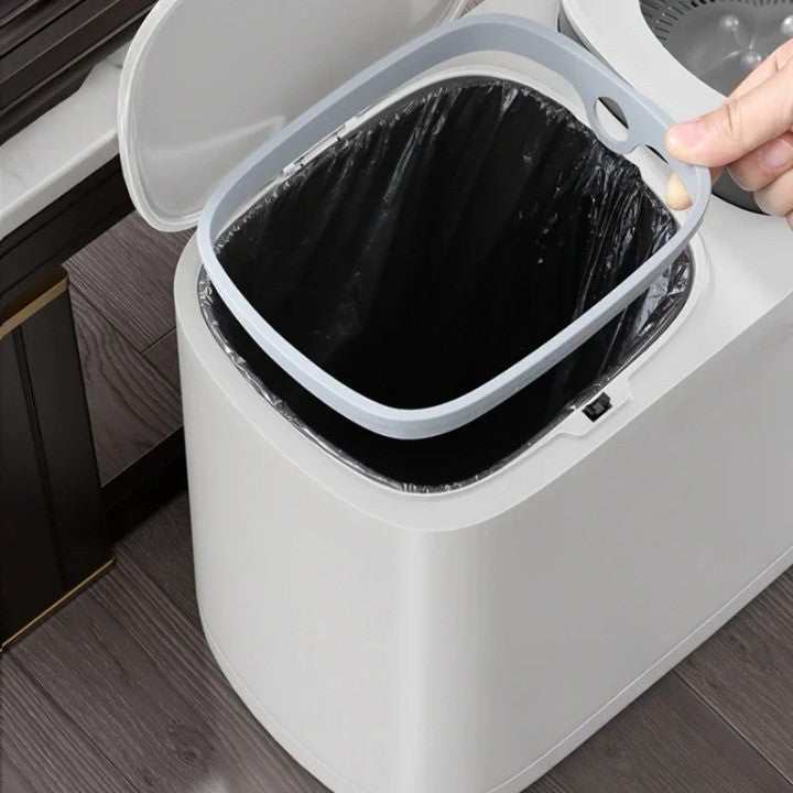 Avtoit | Dual Compartment Dry Wet Section Efficient Modern Home Trash Can