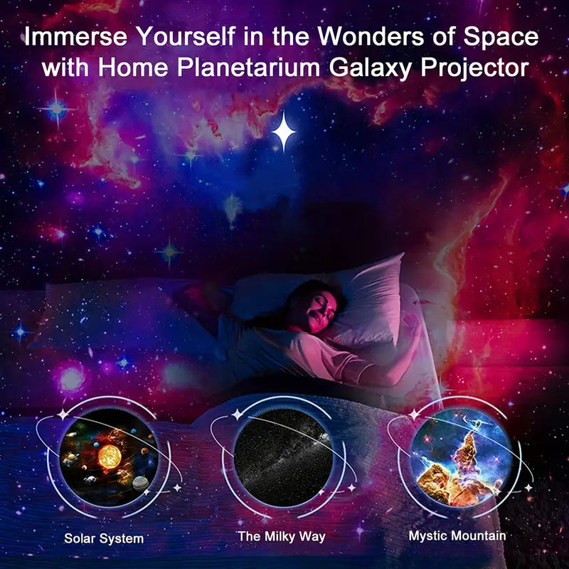 Avtoit | Celestial Dreams: 360° Planetarium Galaxy Projector -  Full-room Coverage