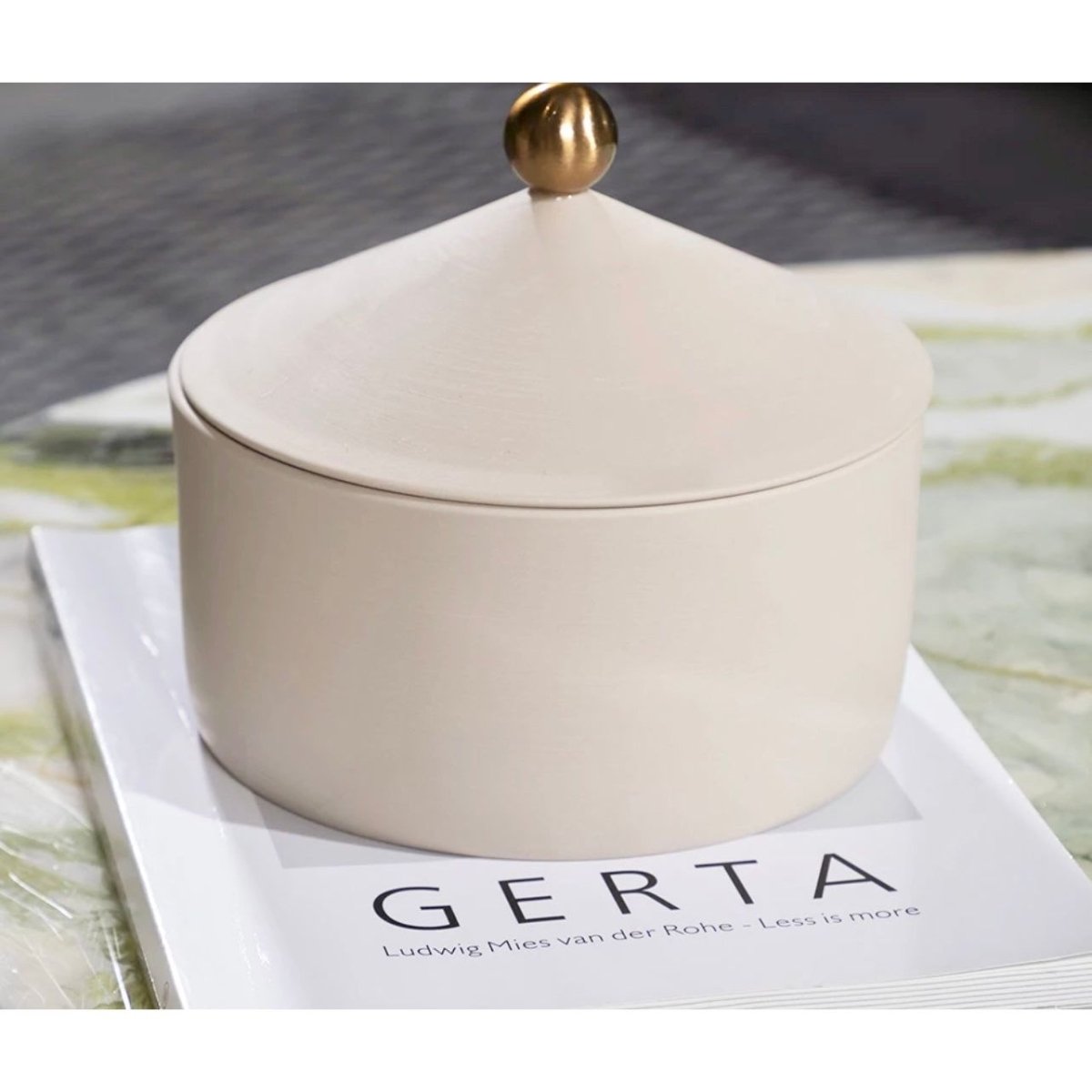 Avtoit | Ceramic Storage Candle Container with Lid