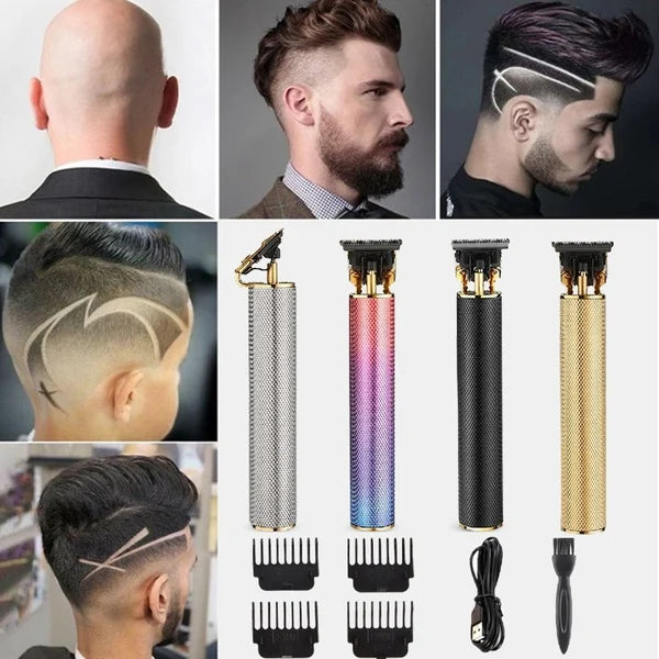 Cordless T-Blade Hair Trimmer with Close-Cut Function
