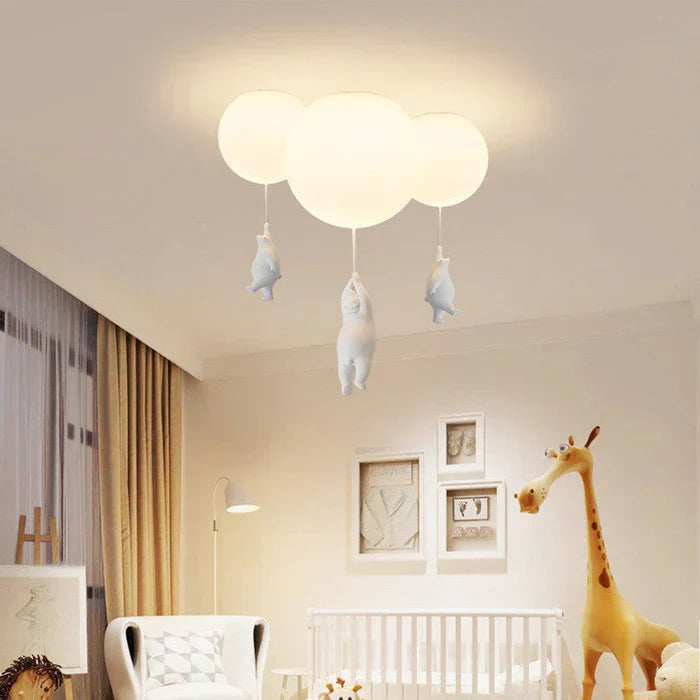 Avtoit | Children's Ceiling Lamp with Bear and Balloon - CloudBear