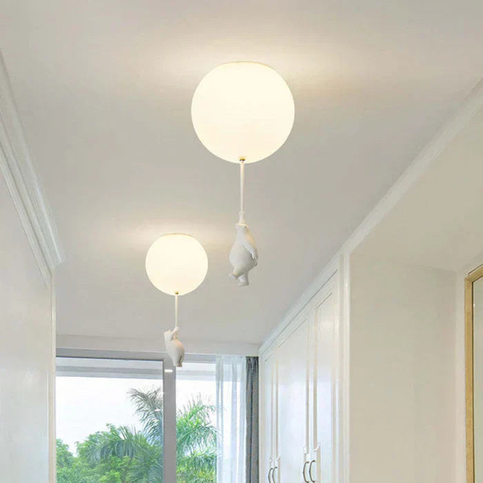 Avtoit | Children's Ceiling Lamp with Bear and Balloon - CloudBear