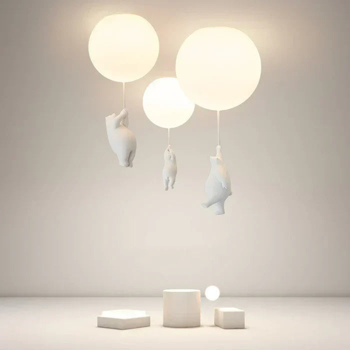 Avtoit | Children's Ceiling Lamp with Bear and Balloon - CloudBear
