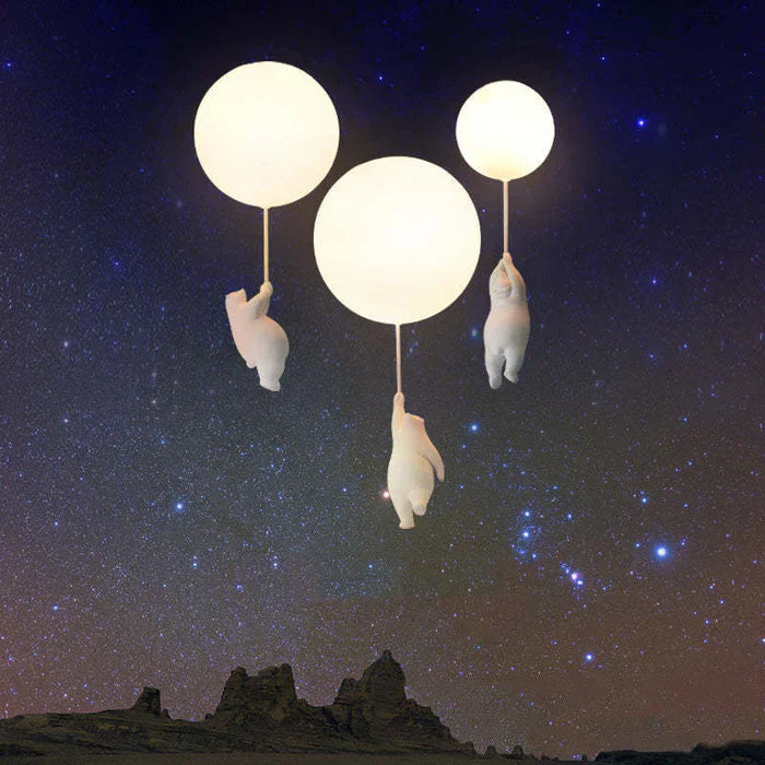 Avtoit | Children's Ceiling Lamp with Bear and Balloon - CloudBear