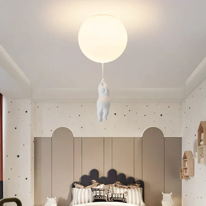 Avtoit | Children's Ceiling Lamp with Bear and Balloon - CloudBear