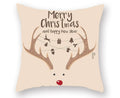 Avtoit | Christmas Cushion Cover – Festive Santa & Elk Design for Holiday Decor & Perfect New Year Gift