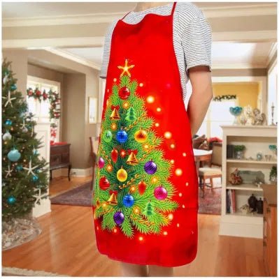 Avtoit | Christmas Cute Cooking Apron - Set of 6 - Home Kitchen Cooking Baking Oil-proof Apron
