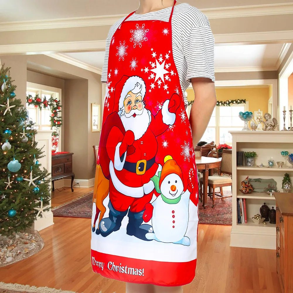 Avtoit | Christmas Cute Cooking Apron - Set of 6 - Home Kitchen Cooking Baking Oil-proof Apron