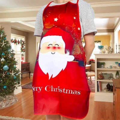 Avtoit | Christmas Cute Cooking Apron - Set of 6 - Home Kitchen Cooking Baking Oil-proof Apron
