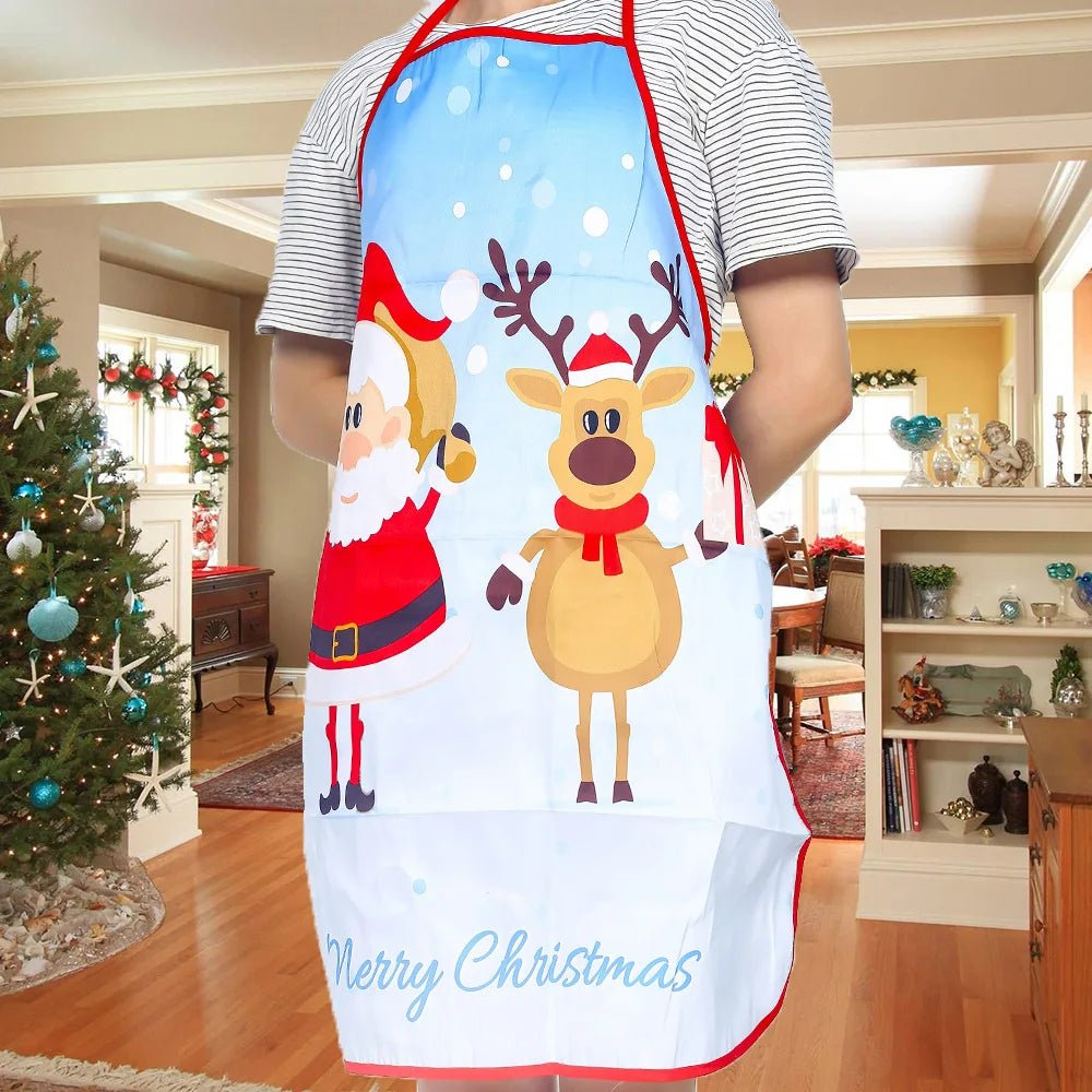 Avtoit | Christmas Cute Cooking Apron - Set of 6 - Home Kitchen Cooking Baking Oil-proof Apron