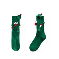 Avtoit | Christmas Holding Hands Socks- Elastic Cartoon Socks Perfect Funny Holiday Gift for Winter