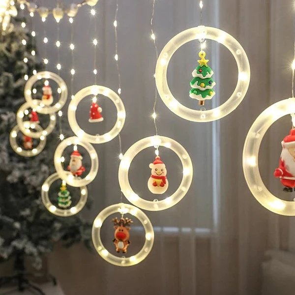 Avtoit | Christmas Lights LED Holiday Light - LED Light Fairy Curtain String Lights