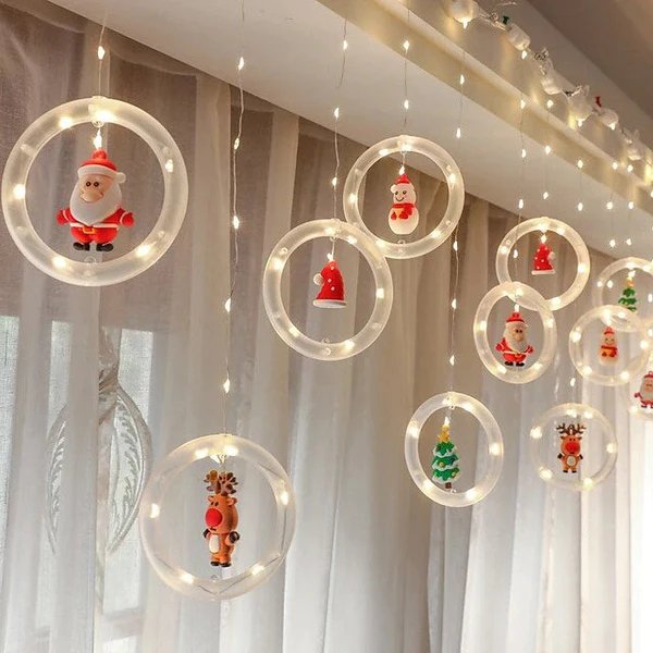 Avtoit | Christmas Lights LED Holiday Light - LED Light Fairy Curtain String Lights