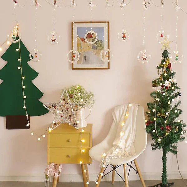 Avtoit | Christmas Lights LED Holiday Light - LED Light Fairy Curtain String Lights