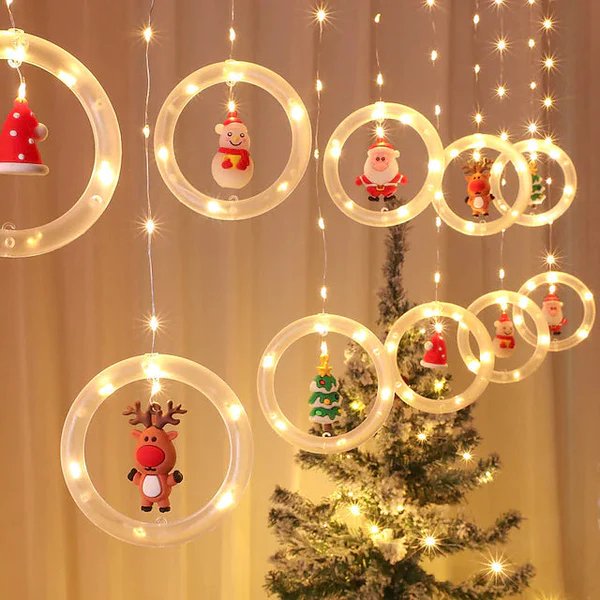 Avtoit | Christmas Lights LED Holiday Light - LED Light Fairy Curtain String Lights