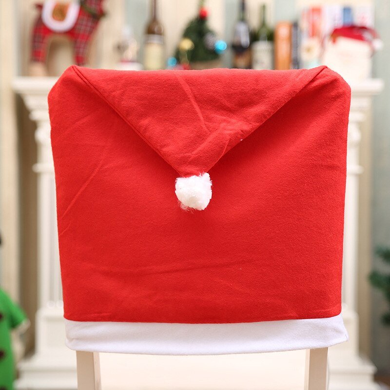 Avtoit | Christmas Santa Hat Chair Covers - Festive Chair Elegance - 4 piece set