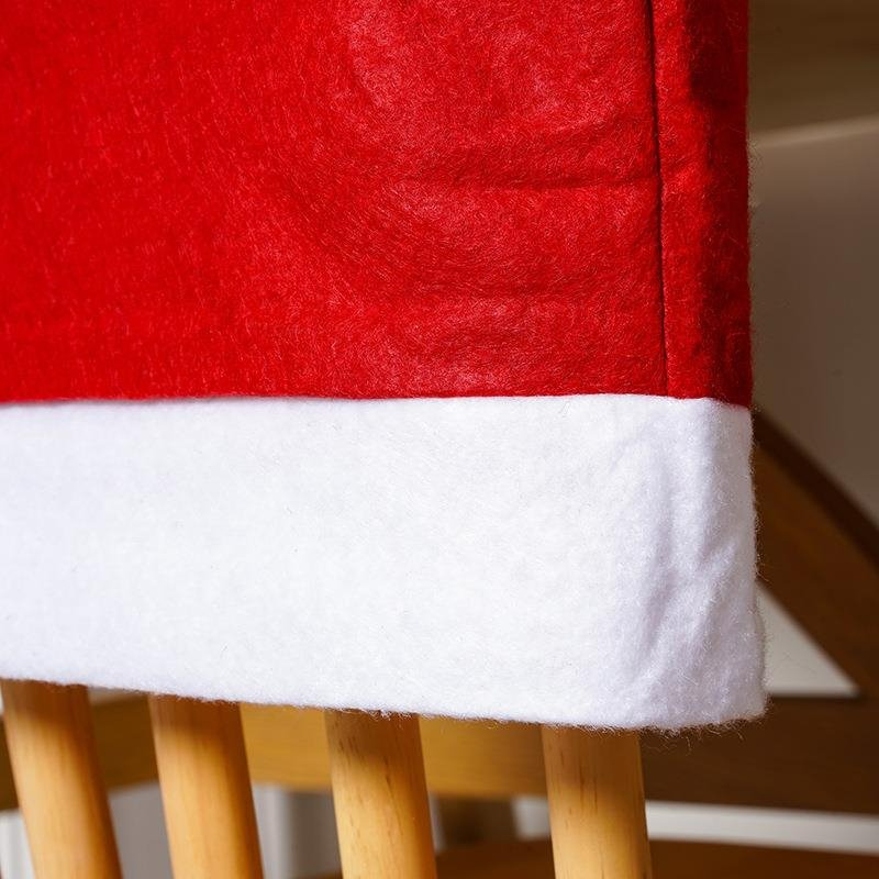 Avtoit | Christmas Santa Hat Chair Covers - Festive Chair Elegance - 4 piece set