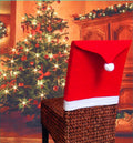 Avtoit | Christmas Santa Hat Chair Covers - Festive Chair Elegance - 4 piece set