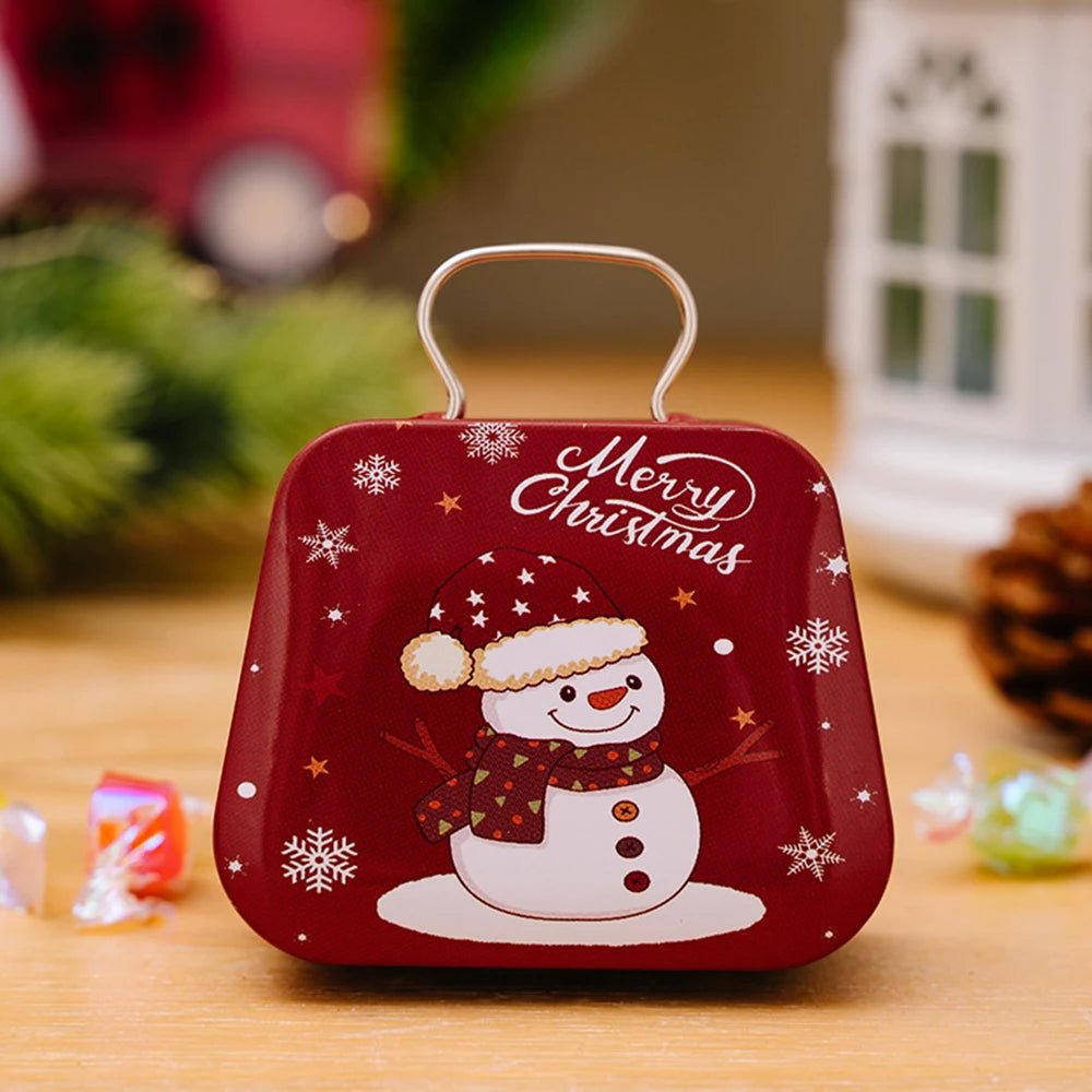 Avtoit | Christmas Tin Gift Box Set   – Charming Metal Storage Boxes with Lids for Holiday Treats