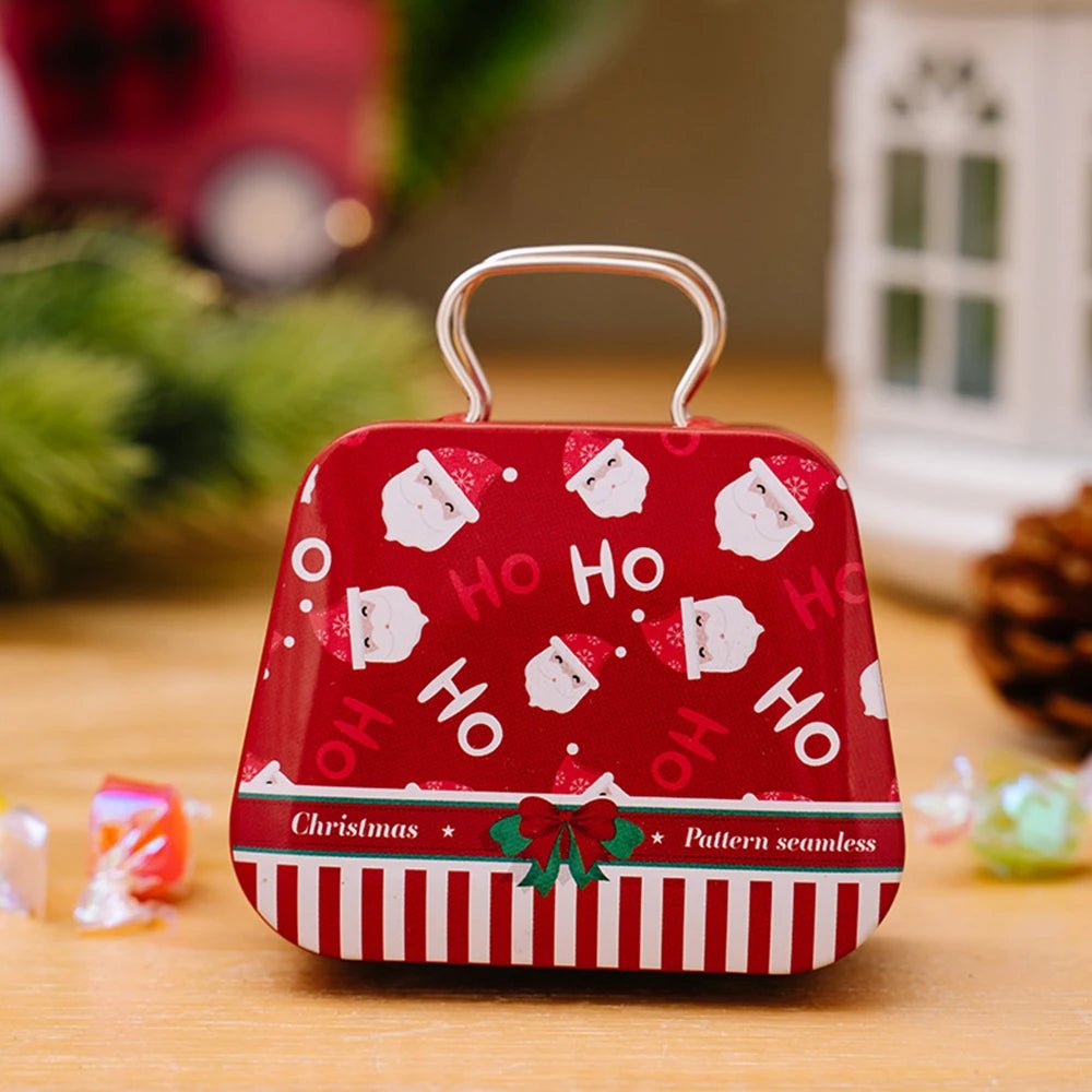 Avtoit | Christmas Tin Gift Box Set   – Charming Metal Storage Boxes with Lids for Holiday Treats