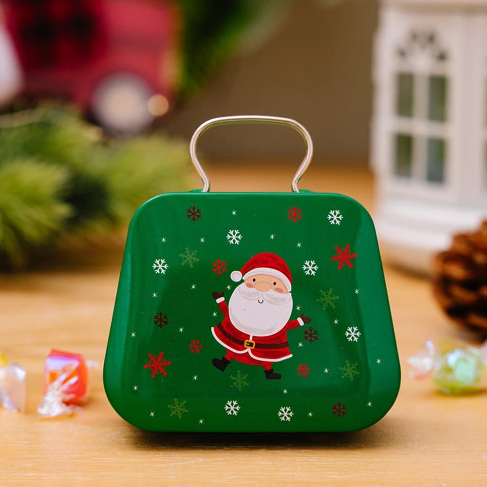 Avtoit | Christmas Tin Gift Box Set   – Charming Metal Storage Boxes with Lids for Holiday Treats