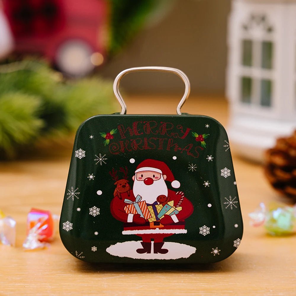 Avtoit | Christmas Tin Gift Box Set   – Charming Metal Storage Boxes with Lids for Holiday Treats