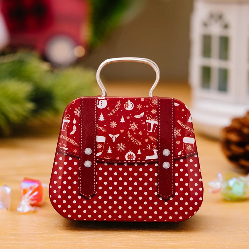 Avtoit | Christmas Tin Gift Box Set   – Charming Metal Storage Boxes with Lids for Holiday Treats