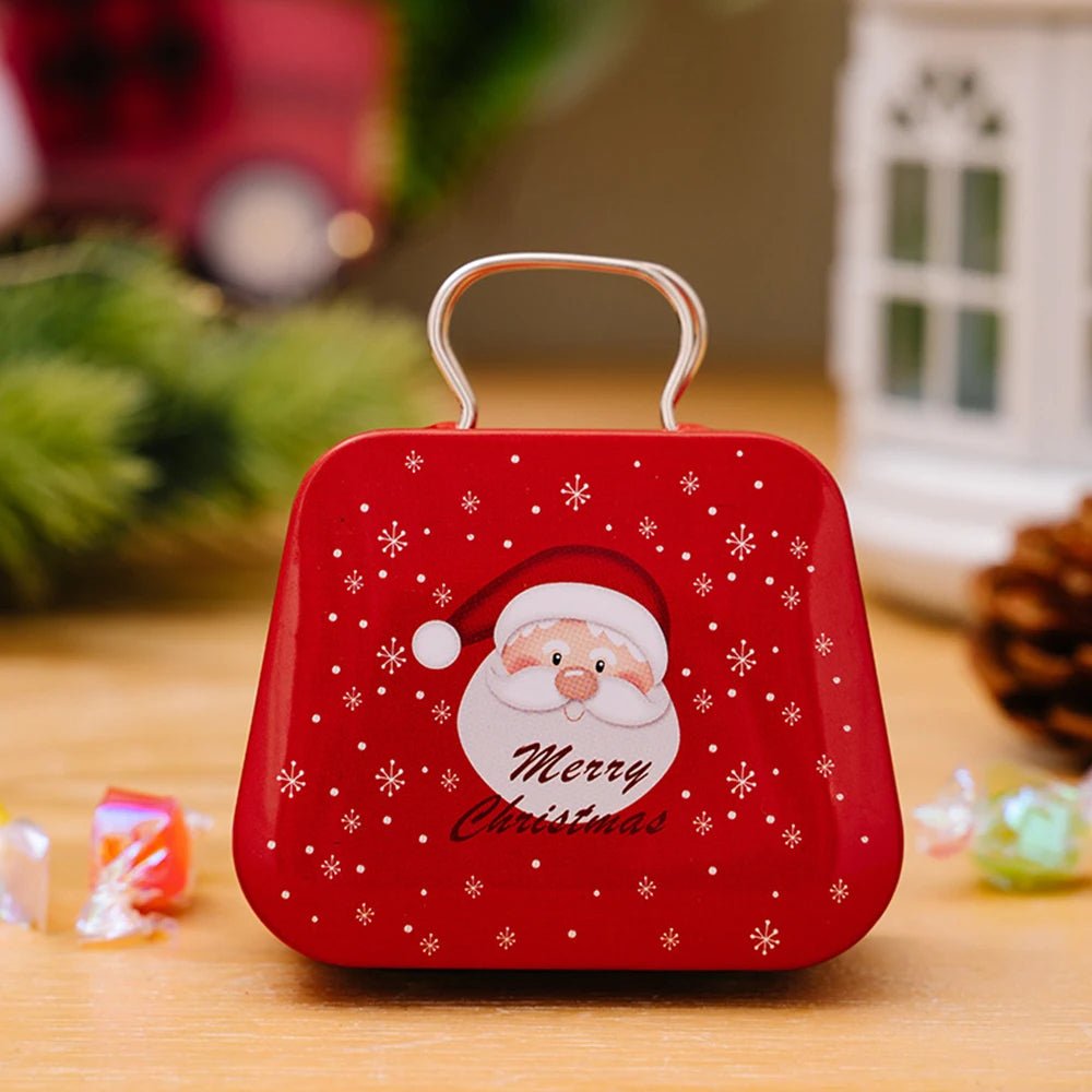 Avtoit | Christmas Tin Gift Box Set   – Charming Metal Storage Boxes with Lids for Holiday Treats