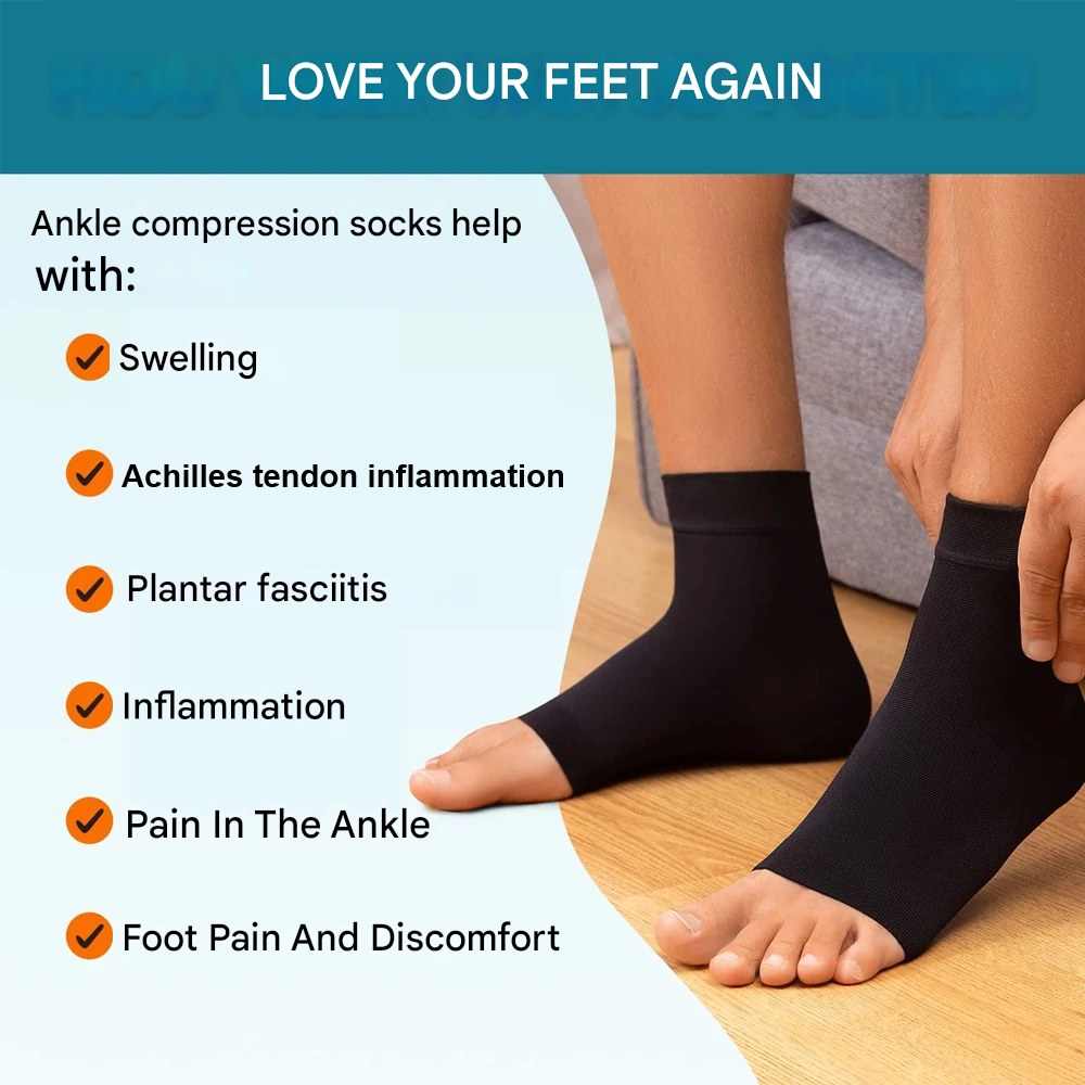Avtoit | Compression Ankle Socks for Neuropathy - AnkleSupport Pro
