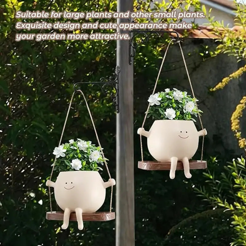 Avtoit | Hanging planter with smiling face