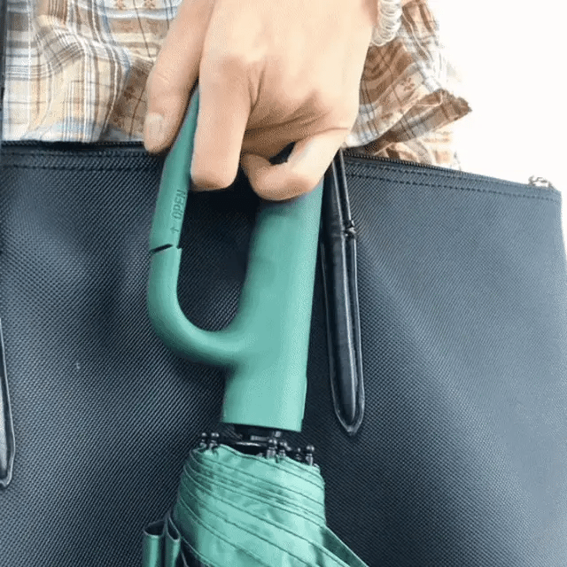 Avtoit | Wind-Resistant Automatic Folding Umbrella with Large Buckle Handle – Compact & Durable