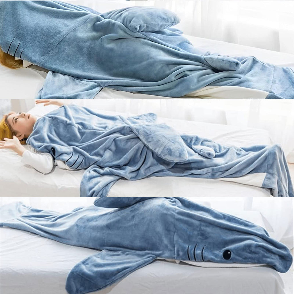 Avtoit | Cosy Shark Blanket Suit – Snuggly Wearable Sleeping Bag