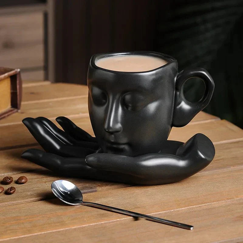 Avtoit | Coffee Cup Set with Minimalist Face Shape