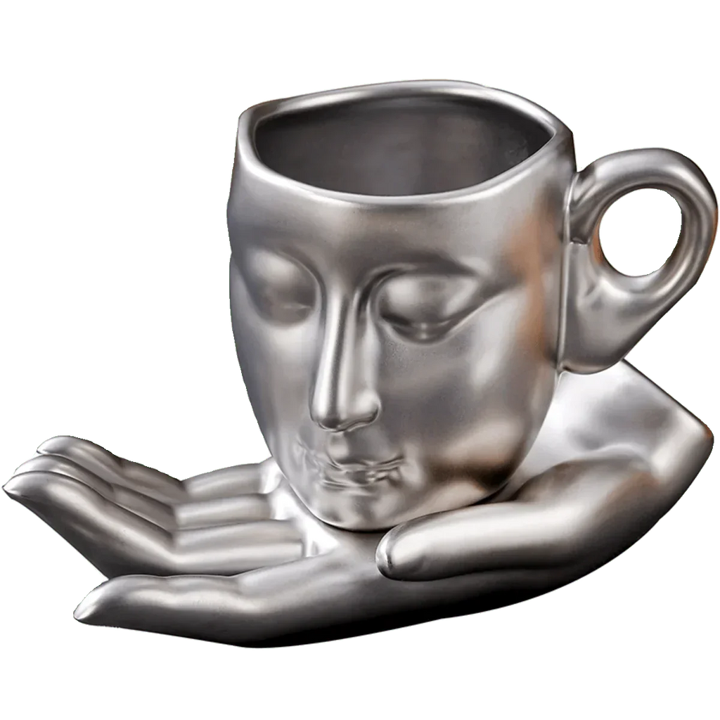 Avtoit | Coffee Cup Set with Minimalist Face Shape