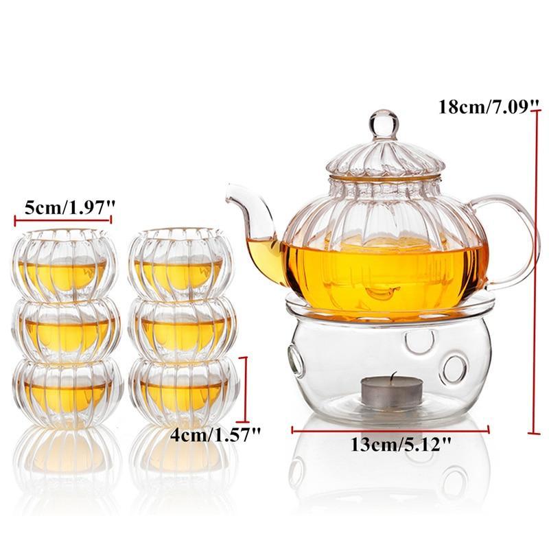 Avtoit | Crystal Clear Glass Teapot Set