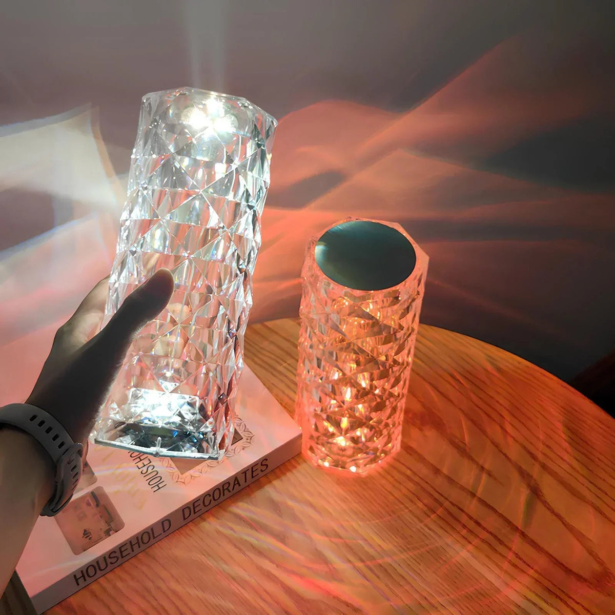 Avtoit | Crystal Table Lamp with Touch Control - Aurora