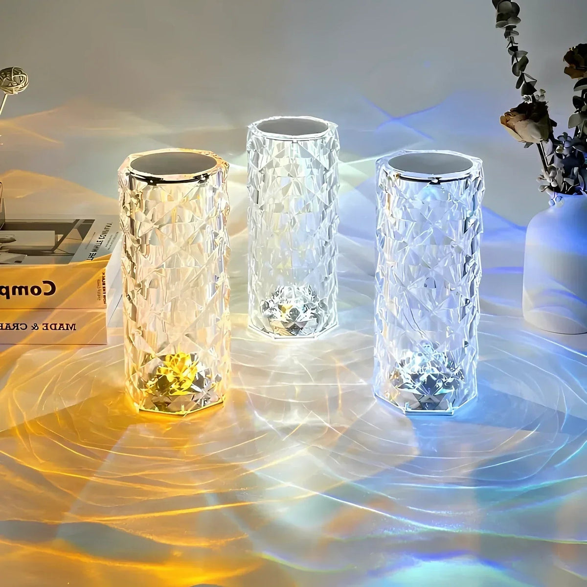 Avtoit | Crystal Table Lamp with Touch Control - Aurora