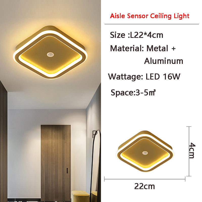 Avtoit | MotionGlide PIR Motion Sensor LED Ceiling Light | Smart Lighting | Energy Efficient | Perfect for Hallway & Bathroom