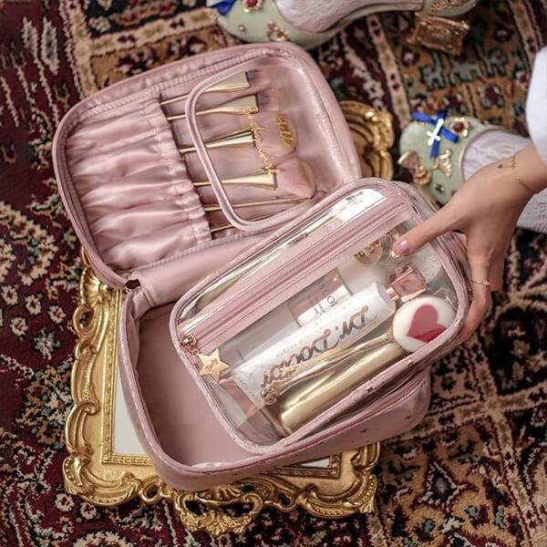 Avtoit | Large capacity velvet cosmetic bag + wash bag