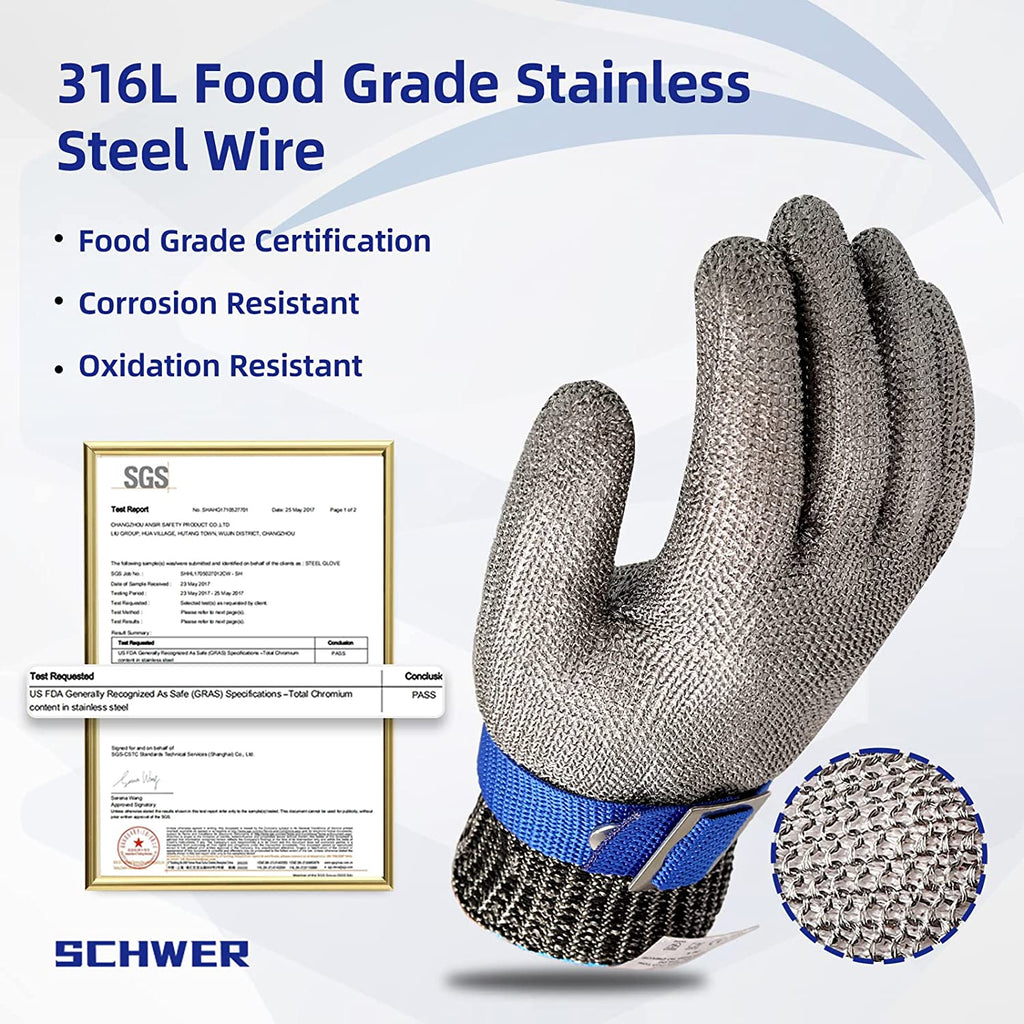 Avtoit | Food grade stainless steel mesh metal glove