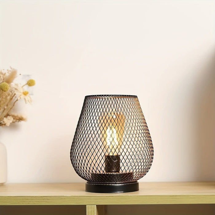 Avtoit | AuroraMesh Table Lamp Set – Industrial Style with Warm Ambient Lighting