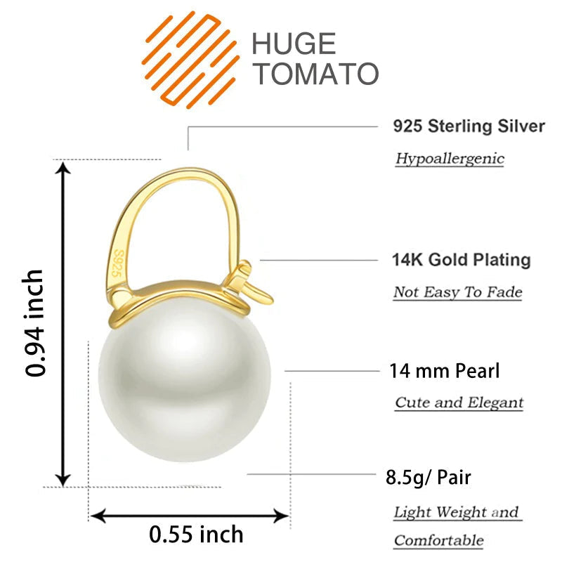 Avtoit | Black Pearl Earrings  Available in White Champagne Grey Gold and Black  Pearl Dangle Earrings
