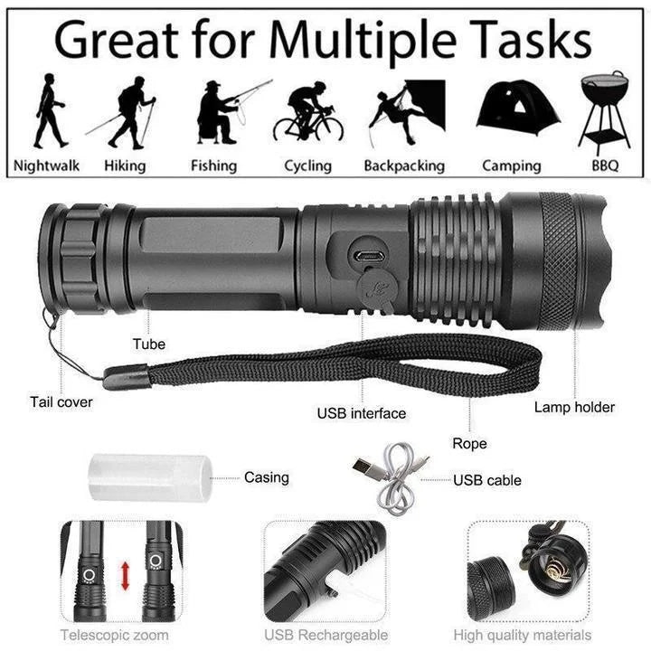 Avtoit | Powerful 90000 Lumens LED Torches – The Best Flashlight for Any Adventure