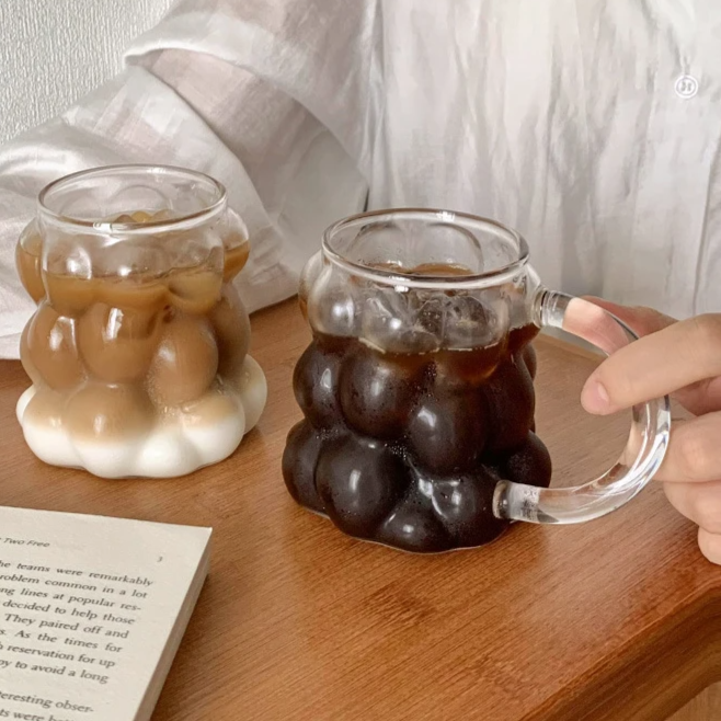 Avtoit | Sleek Glass Irregular Bubble Mug